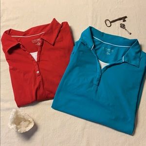 2 Catherines Polo Style Shirts 3X